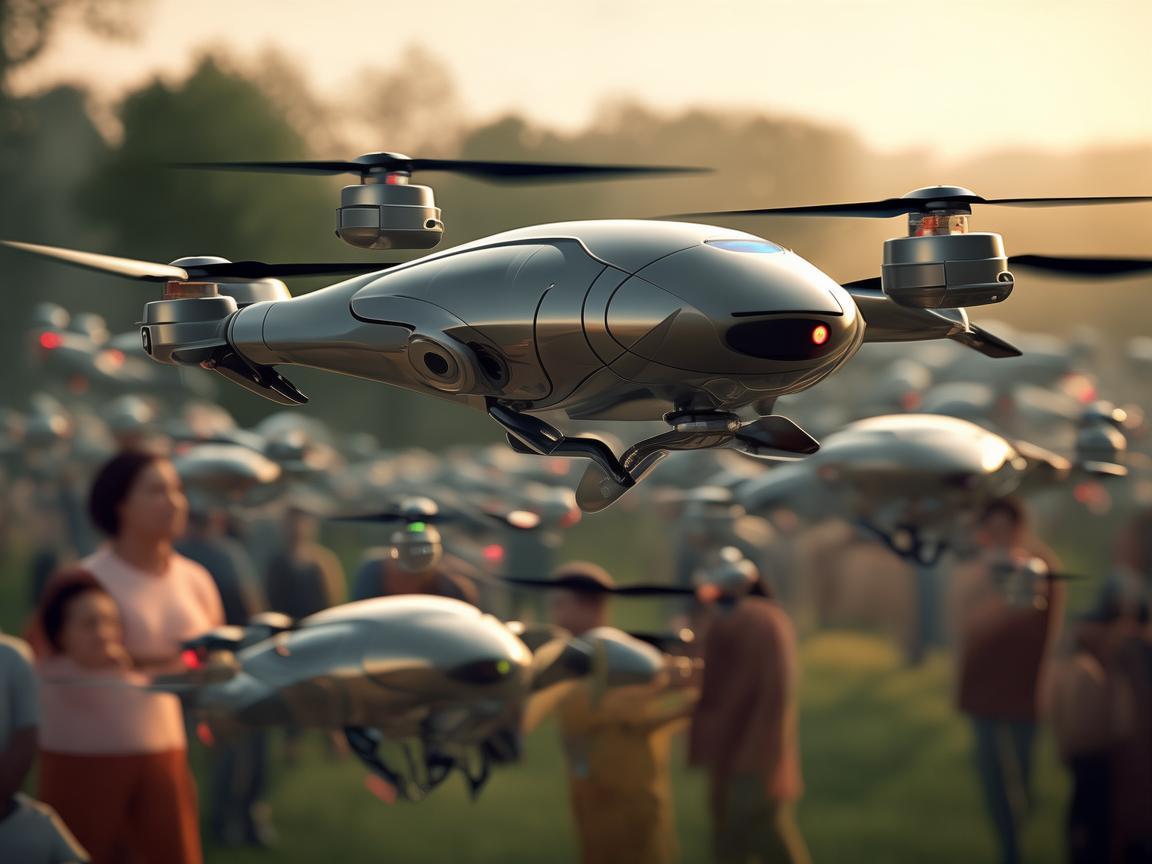 家长代表关注下的无人机电动机组