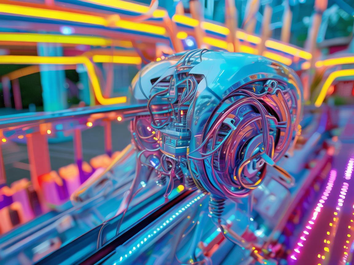 游乐园中的无人机电动机组,别样游乐新体验