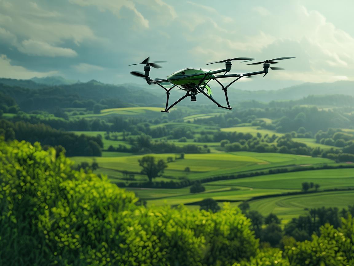 无人机电动机组助力绿化队长新征程