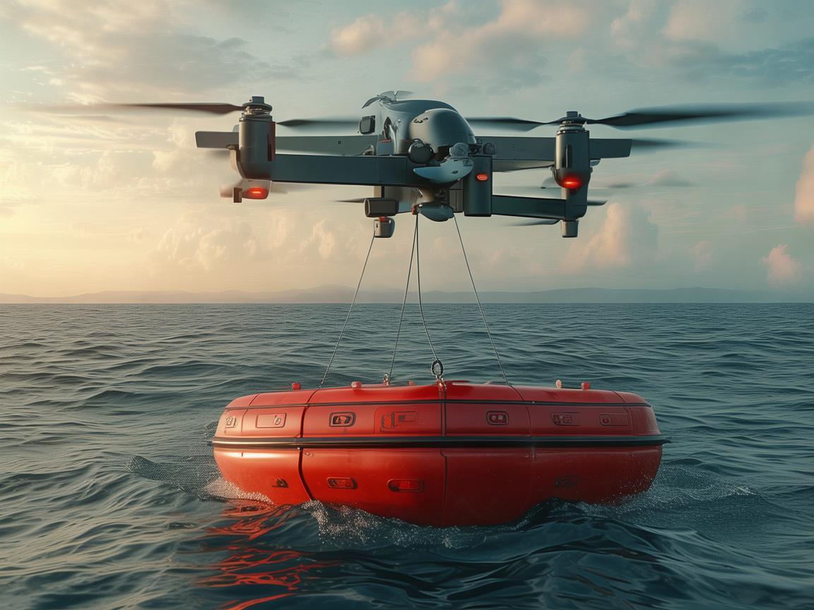 无人机电动机组助力救生筏投放新突破