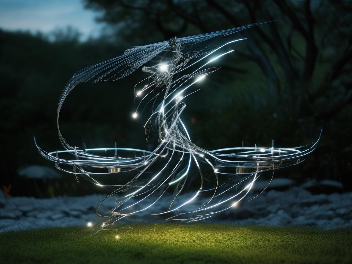 无人机舞者，电动的灵动之美