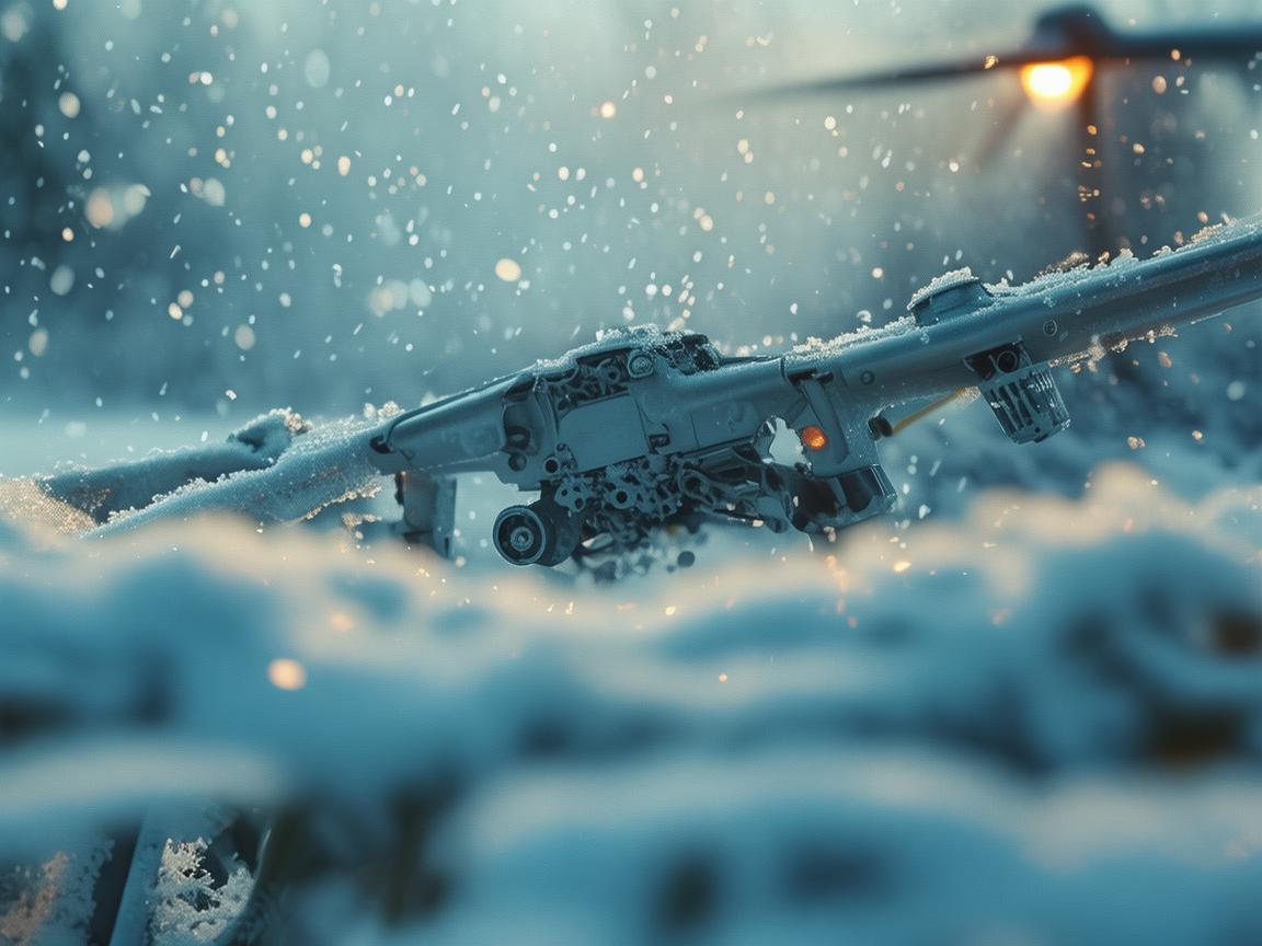 小雪时节，无人机电动机组的别样运转