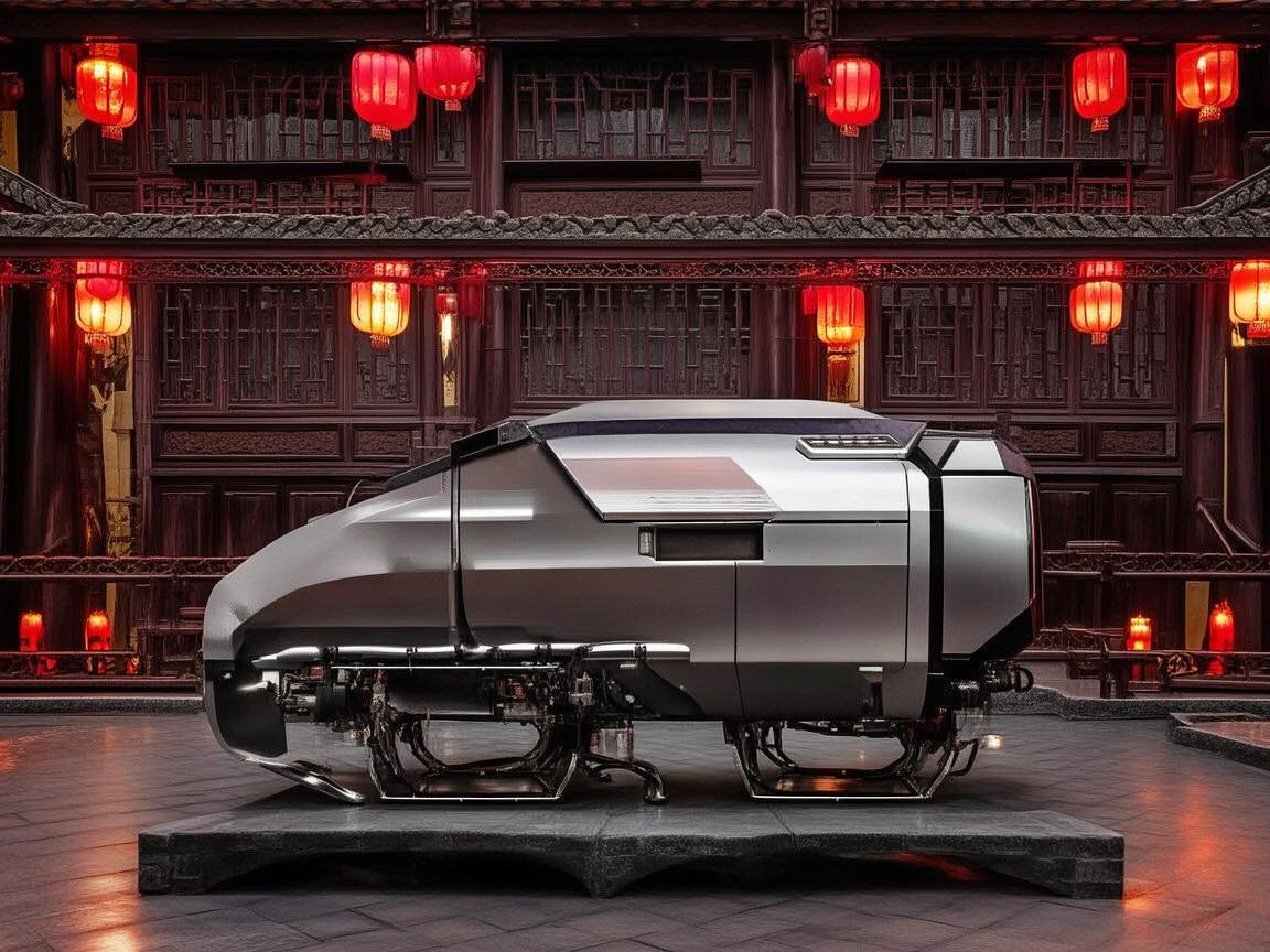 茶馆中的无人机电动机组，科技与传统的奇妙融合