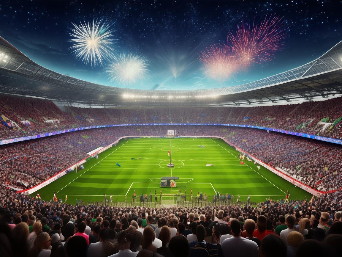 无人机视角下的足球世界杯盛宴