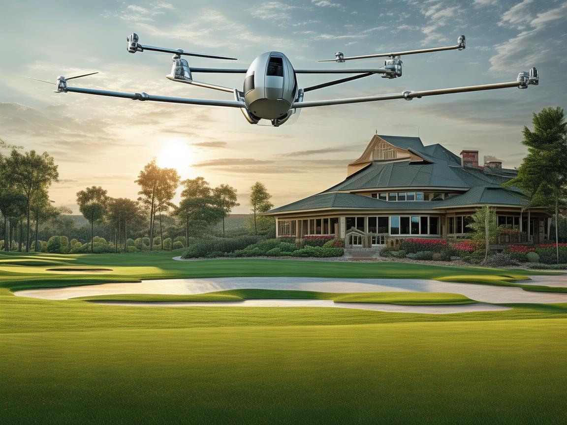 无人机电动机组助力高尔夫球场会所管理